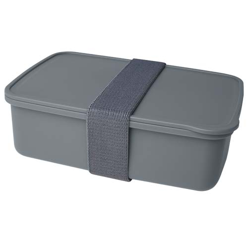 Lunch box personnalisée 800 ml en polypropylène Dovi Gris ardoise